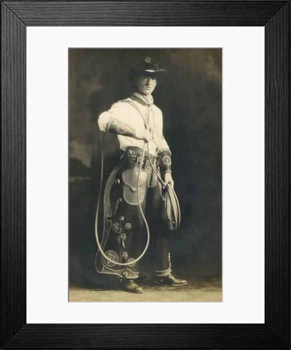 Framed Print : American Cowboy Framed Print : American Cowboy