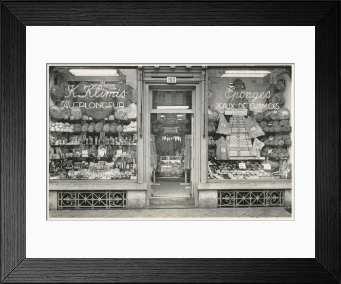 Framed Print : Belgian Bathing Equipment Shop Framed Print : Belgian Bathing Equipment Shop