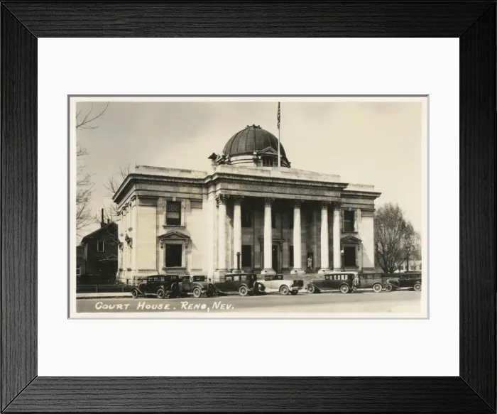 Framed Print : Reno, Nevada, USA - The Court House Framed Print : Reno, Nevada, USA - The Court House