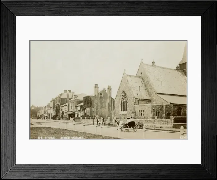 Framed Print : The Strand, Lower Walmer, Kent Framed Print : The Strand, Lower Walmer, Kent