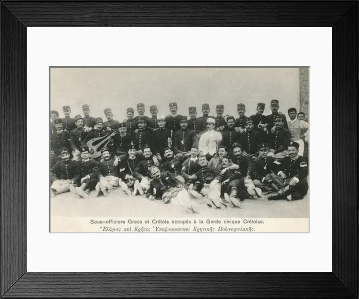 Framed Print : The Cretan Civic Guard Framed Print : The Cretan Civic Guard