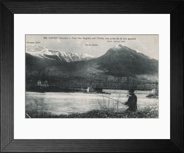 Framed Print : Cruet, Savoie, France - English Bridge Framed Print : Cruet, Savoie, France - English Bridge