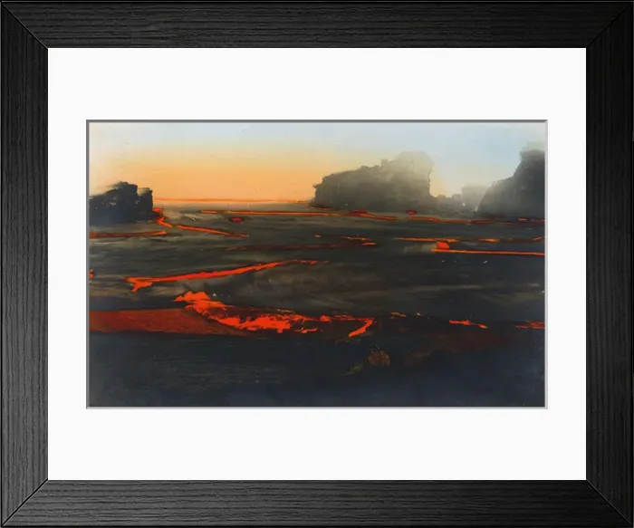 Framed Print : Molten lava - Hawaii Framed Print : Molten lava - Hawaii