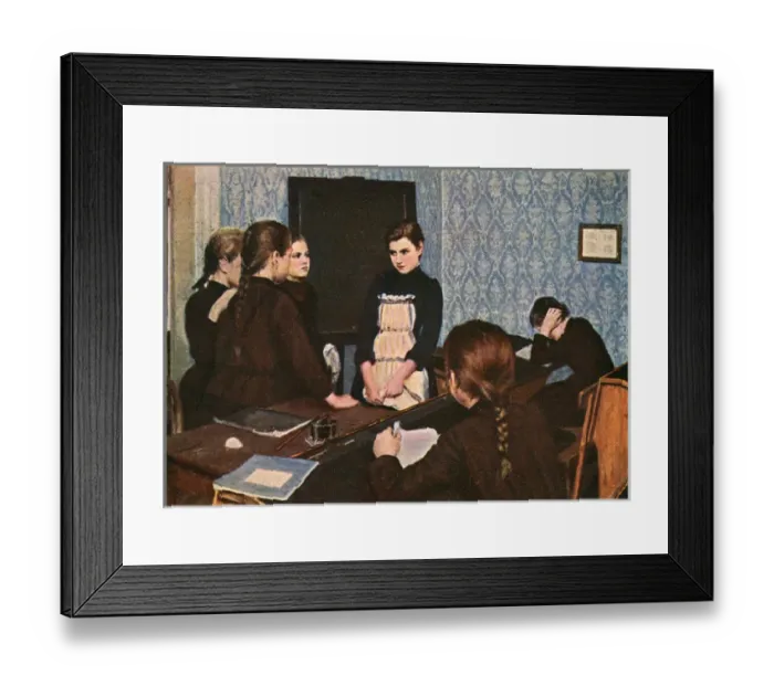 Framed Print : The New Pupil Framed Print : The New Pupil