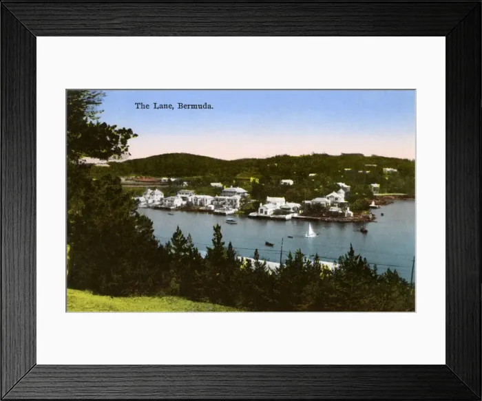 Framed Print : The Lane, Bermuda Framed Print : The Lane, Bermuda