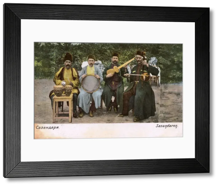 Framed Print : Georgian Traditional Musicians Framed Print : Georgian Traditional Musicians