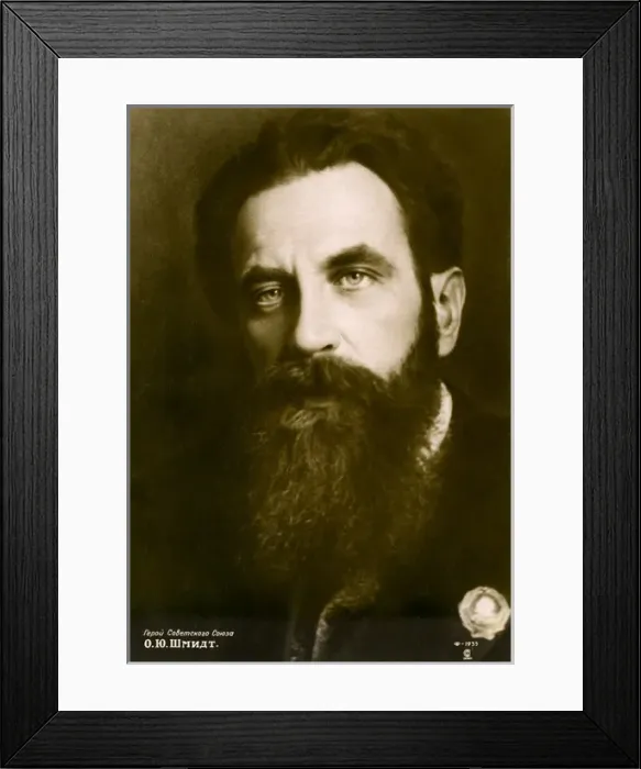 Framed Print : Otto Yulyevick Schmidt - Soviet Scientist, Mathematician Framed Print : Otto Yulyevick Schmidt - Soviet Scientist, Mathematician