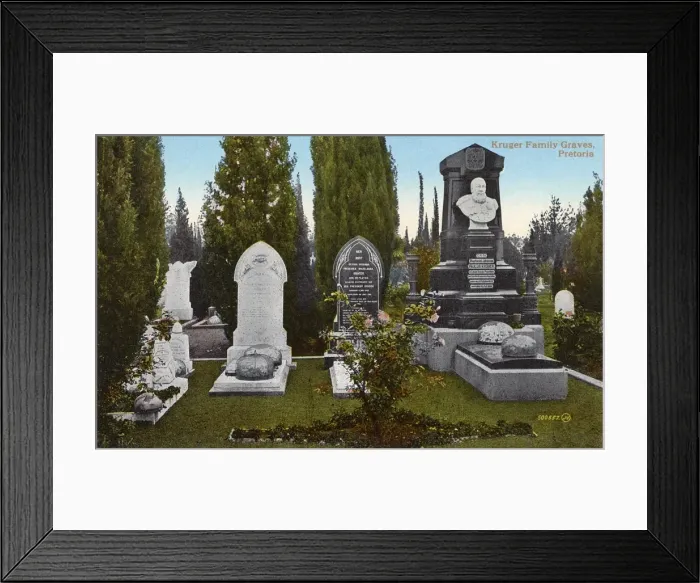 Framed Print : Kruger Family Graves - Pretoria, South Africa Framed Print : Kruger Family Graves - Pretoria, South Africa