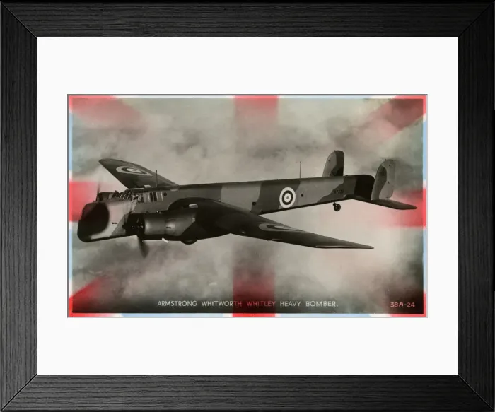 Framed Print : Armstrong Whitworth Whitley Heavy Bomber Framed Print : Armstrong Whitworth Whitley Heavy Bomber
