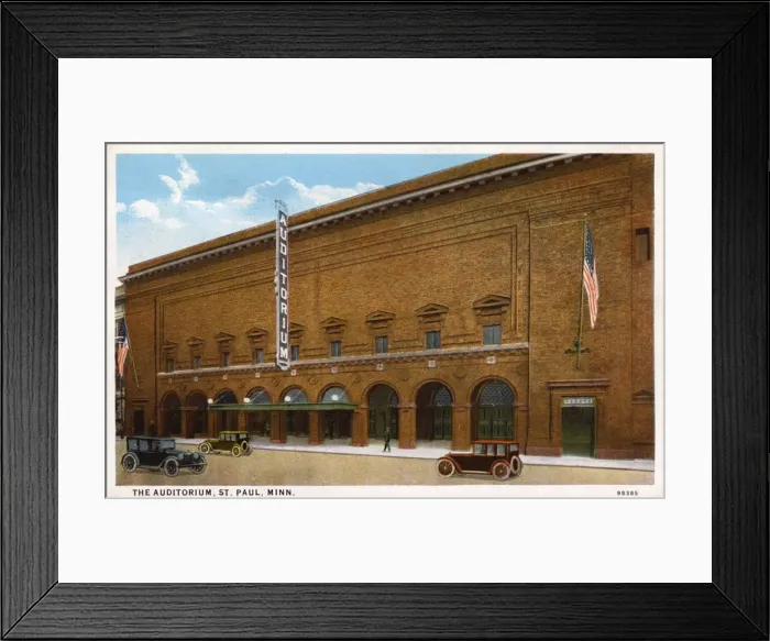 Framed Print : The Auditorium, St Paul Minnesota Framed Print : The Auditorium, St Paul Minnesota