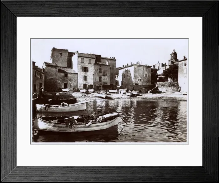 Framed Print : Saint Tropez, France - Port de la Pouncho Framed Print : Saint Tropez, France - Port de la Pouncho