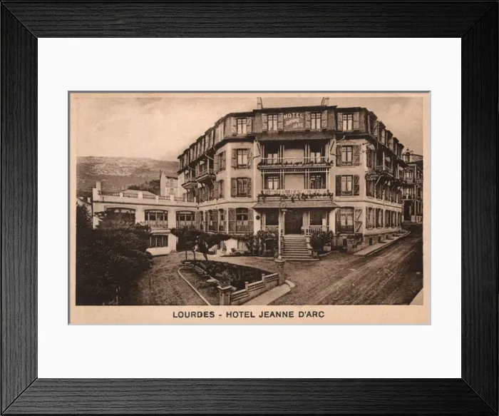 Framed Print : Lourdes, France - Hotel Jeanne D Arc Framed Print : Lourdes, France - Hotel Jeanne D Arc