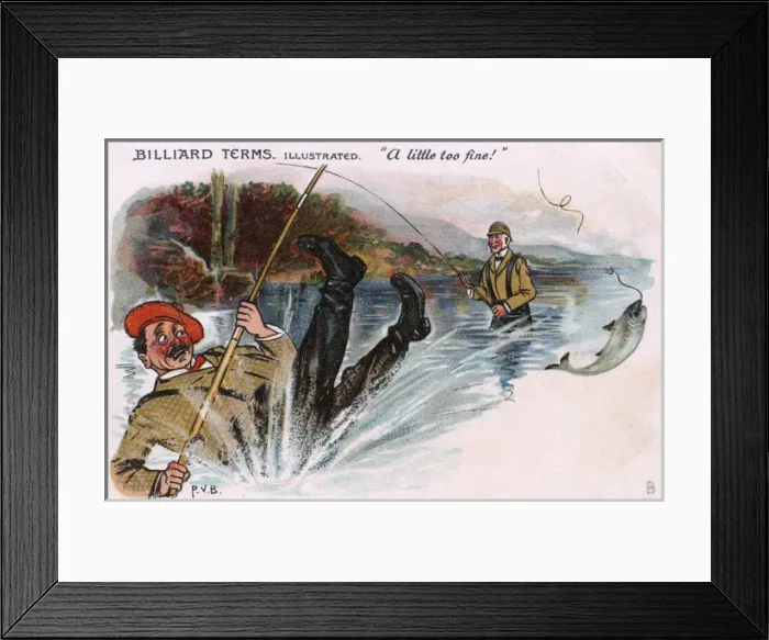 Framed Print : Billiards Illustrated - A Little Too Fine Framed Print : Billiards Illustrated - A Little Too Fine