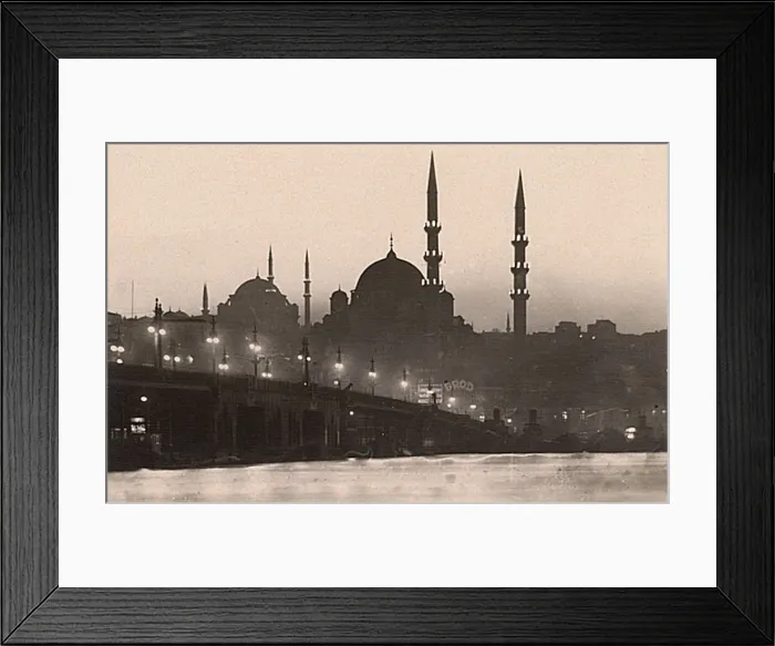 Framed Print : Galata Bridge, Yeni Cami, Ayasofya from the Golden Horn Framed Print : Galata Bridge, Yeni Cami, Ayasofya from the Golden Horn