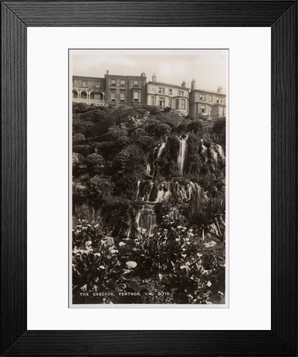 Framed Print : The Cascade - Ventnor, Isle of Wight Framed Print : The Cascade - Ventnor, Isle of Wight