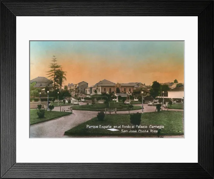 Framed Print : Spanish Park and Carnegie Palace, Costa Rica Framed Print : Spanish Park and Carnegie Palace, Costa Rica