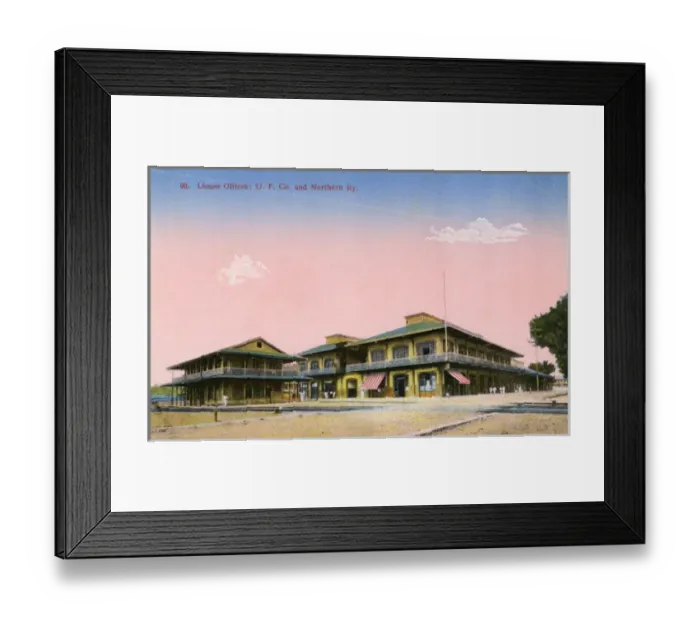 Framed Print : Limon, Costa Rica - United Fruit Company Offices Framed Print : Limon, Costa Rica - United Fruit Company Offices