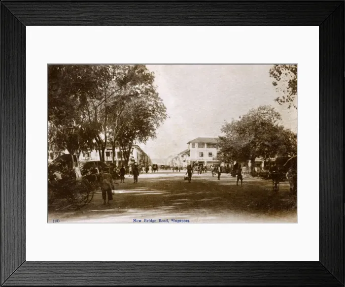 Framed Print : New Bridge Road, Singapore Framed Print : New Bridge Road, Singapore
