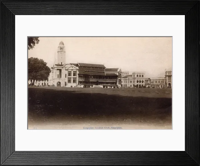 Framed Print : Cricket Club, Singapore Framed Print : Cricket Club, Singapore