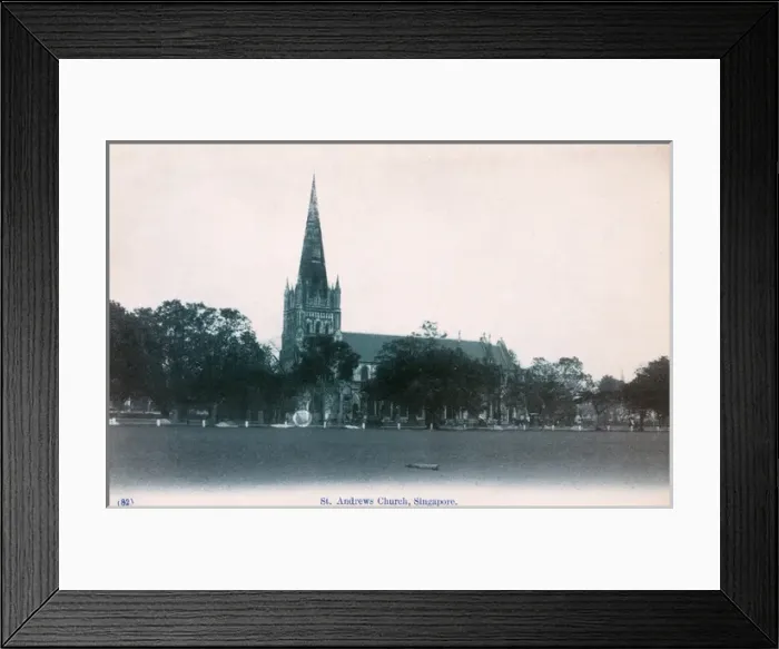 Framed Print : St Andrews Church, Singapore Framed Print : St Andrews Church, Singapore