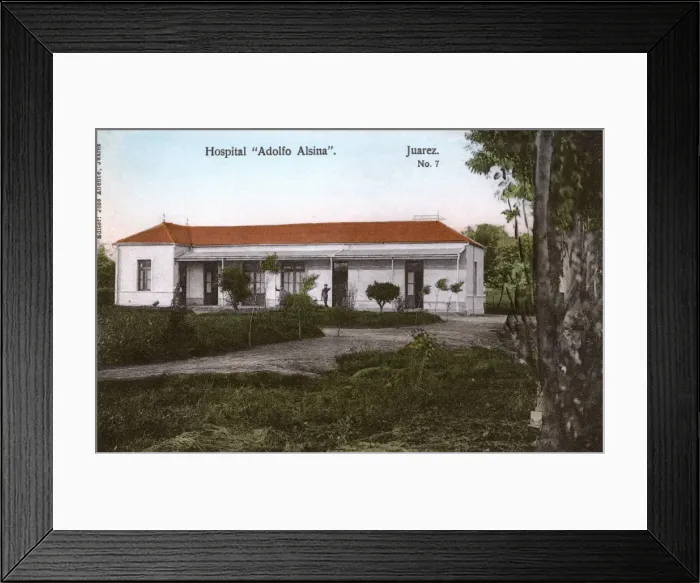 Framed Print : Adolfo Alsina Hospital - Juarez, Argentina Framed Print : Adolfo Alsina Hospital - Juarez, Argentina