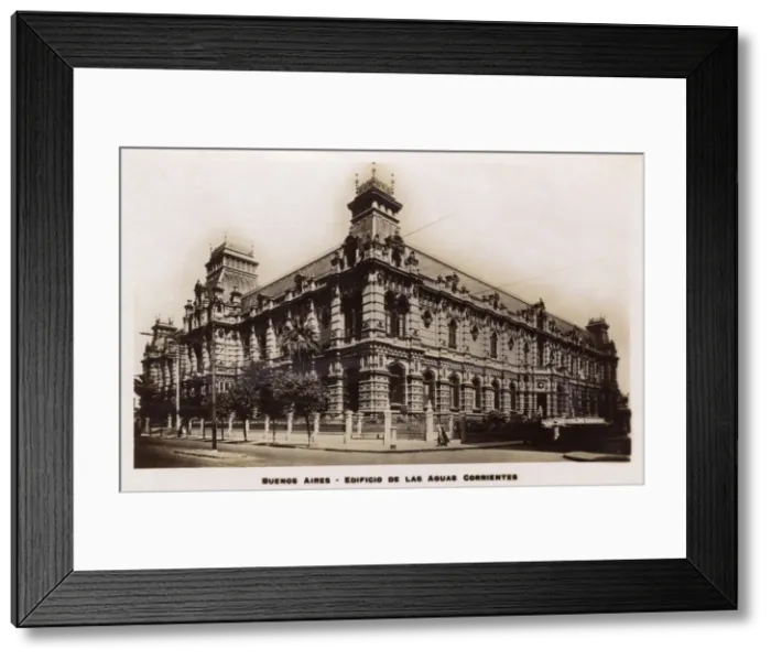 Framed Print : Public Water Supply Department - Buenos Aires, Argentina Framed Print : Public Water Supply Department - Buenos Aires, Argentina