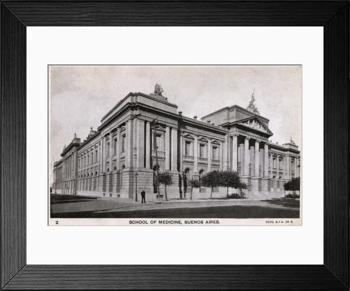 Framed Print : Argentina - Buenos Aires - School of Medicine Framed Print : Argentina - Buenos Aires - School of Medicine
