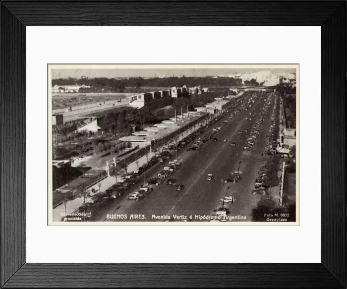Framed Print : Buenos Aires, Argentina - Hipodromo and Avenida Vertiz Framed Print : Buenos Aires, Argentina - Hipodromo and Avenida Vertiz