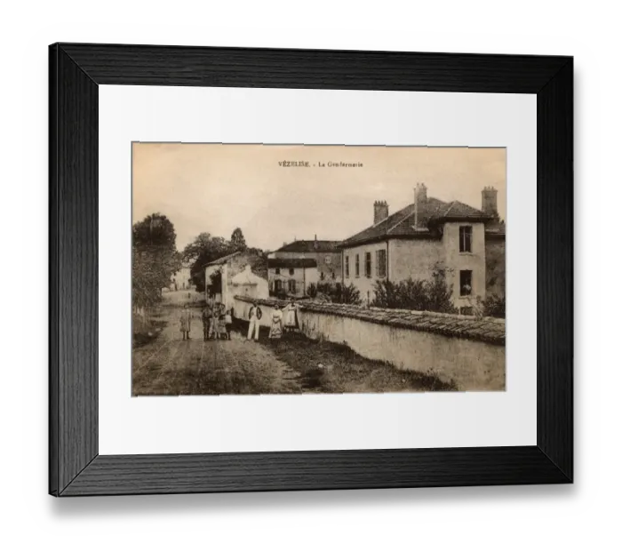 Framed Print : Vezelise, France - La Gendarmerie (Police Station) Framed Print : Vezelise, France - La Gendarmerie (Police Station)