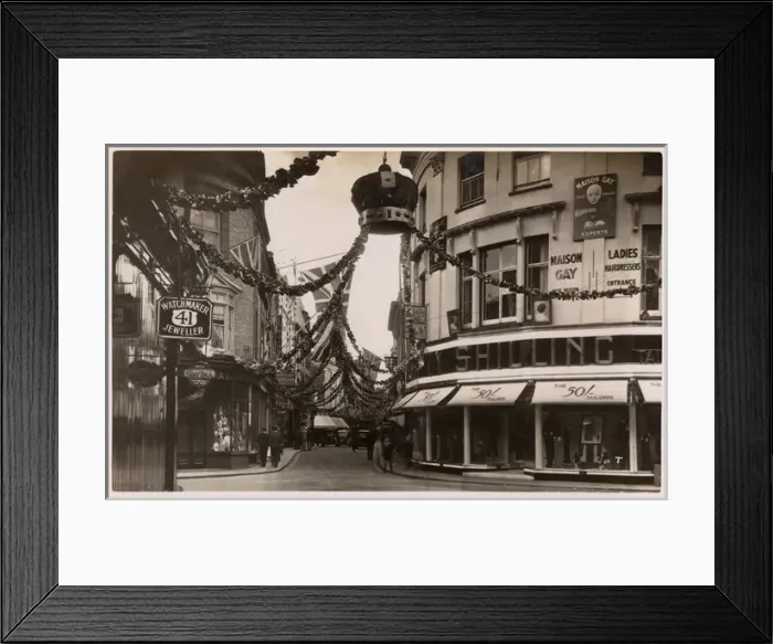 Framed Print : The Coronation of George VI - Celebrations at St Helier Framed Print : The Coronation of George VI - Celebrations at St Helier