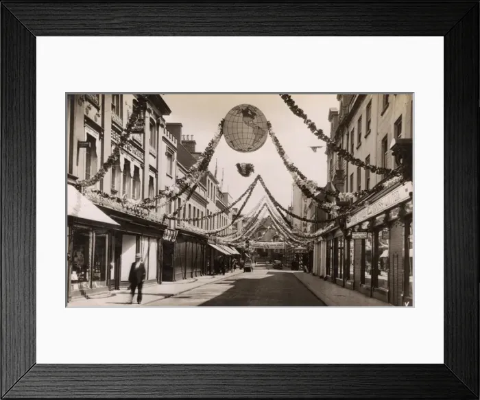 Framed Print : The Coronation of George VI - Celebrations at St Helier Framed Print : The Coronation of George VI - Celebrations at St Helier