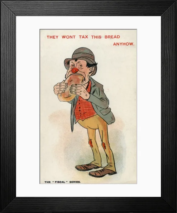 Framed Print : Coment on Tariff Reform in regard to bread Framed Print : Coment on Tariff Reform in regard to bread