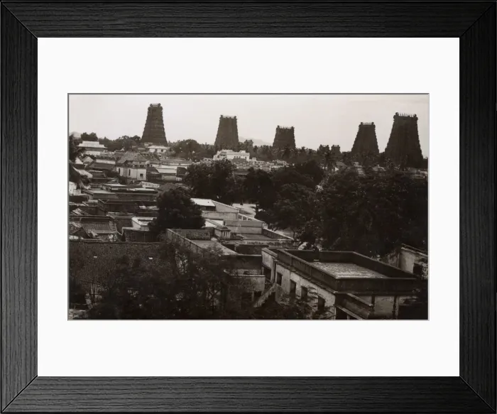 Framed Print : Hindu Temples at Madurai, India Framed Print : Hindu Temples at Madurai, India