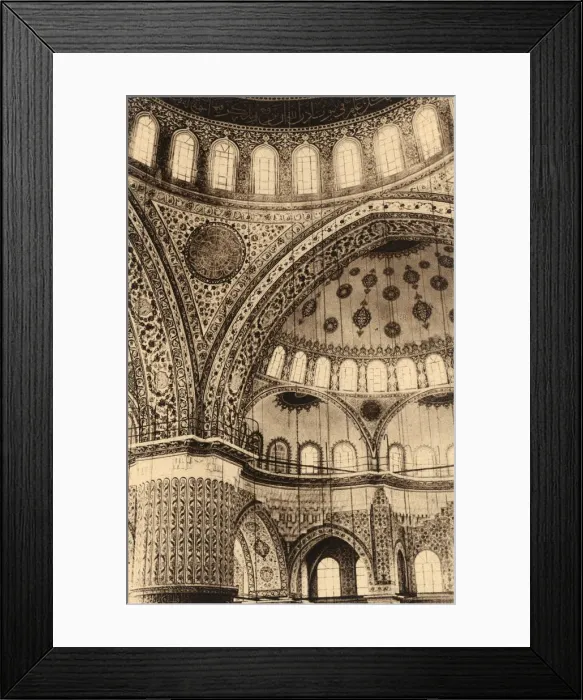 Framed Print : Istanbul - Blue Mosque (Sultan Ahmet I Mosque) Framed Print : Istanbul - Blue Mosque (Sultan Ahmet I Mosque)