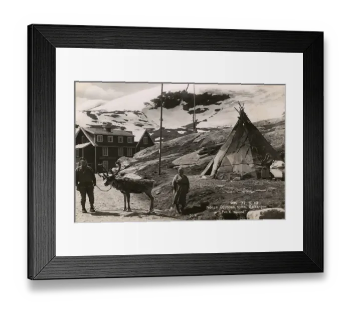 Framed Print : Geiranger, Norway - Djupvasshytta Hotel on Djupvatn Lake Framed Print : Geiranger, Norway - Djupvasshytta Hotel on Djupvatn Lake