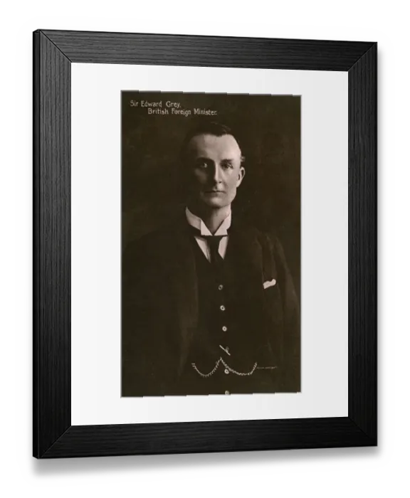 Framed Print : Sir Edward Grey - British Foreign Minister Framed Print : Sir Edward Grey - British Foreign Minister