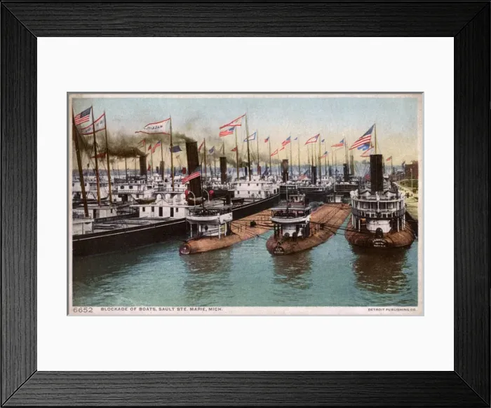 Framed Print : Sault Ste Marie, Ontario, Canada Framed Print : Sault Ste Marie, Ontario, Canada