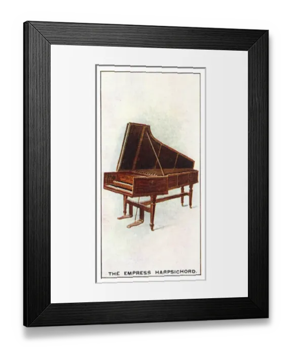 Framed Print : The Empress Harpsichord Framed Print : The Empress Harpsichord