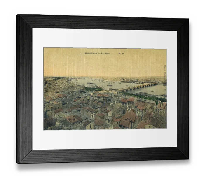 Framed Print : France - Bordeaux - The Harbour Framed Print : France - Bordeaux - The Harbour