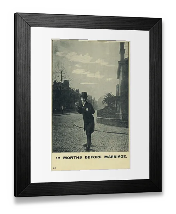 Framed Print : Young Gent - 12 Months before marriage