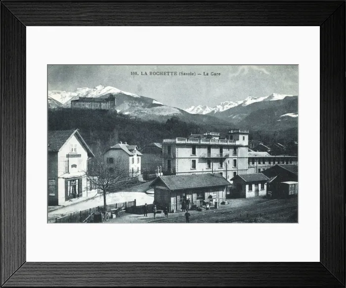 Framed Print : La Rochette (Savoie) - The Station Framed Print : La Rochette (Savoie) - The Station