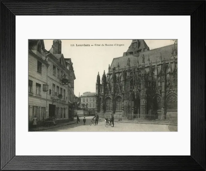 Framed Print : Louviers, France - Hotel du Mouton d Argent Framed Print : Louviers, France - Hotel du Mouton d Argent