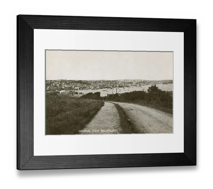 Framed Print : Falmouth, Cornwall - General View Framed Print : Falmouth, Cornwall - General View