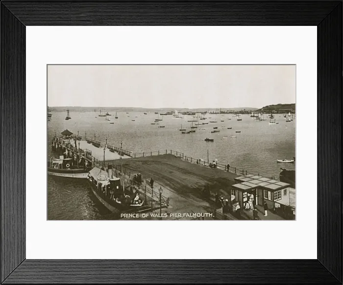 Framed Print : Falmouth, Cornwall - Prince of Wales Pier Framed Print : Falmouth, Cornwall - Prince of Wales Pier