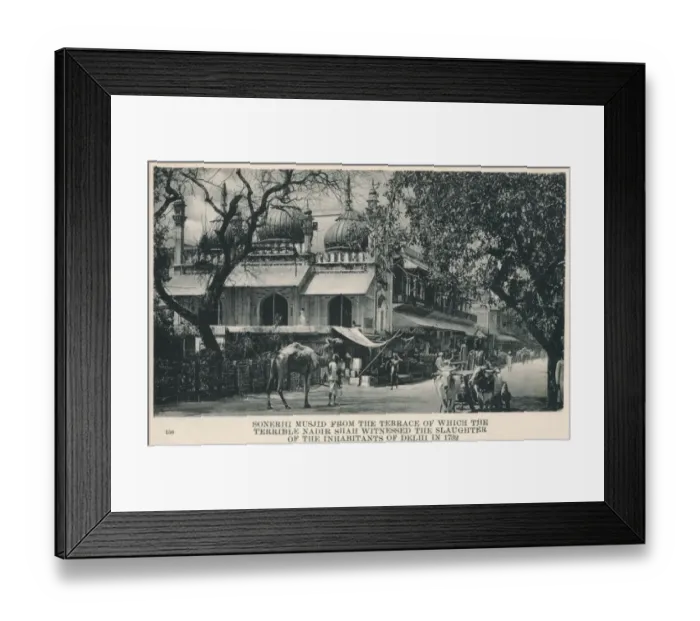 Framed Print : The Sunehri Masjid, Delhi, India Framed Print : The Sunehri Masjid, Delhi, India