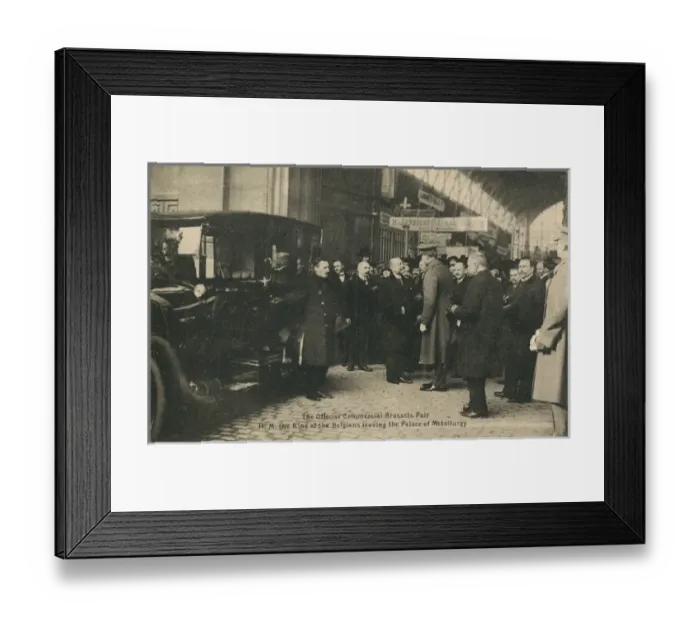 Framed Print : The Brussels Official International and Commercial Fair Framed Print : The Brussels Official International and Commercial Fair