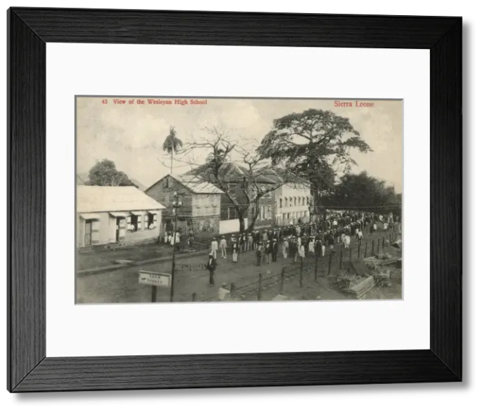 Framed Print : Wesleyan High School, Freetown, Sierra Leone, West Africa Framed Print : Wesleyan High School, Freetown, Sierra Leone, West Africa
