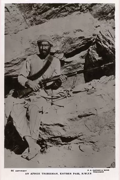 Afridi Tribesman of the Khyber Pass, NWFP