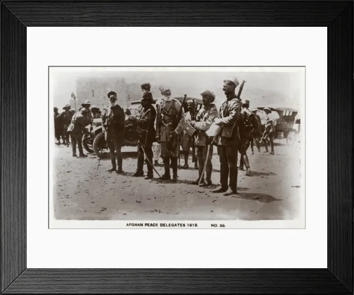 Framed Print : Afghan Delegation at Murree Framed Print : Afghan Delegation at Murree