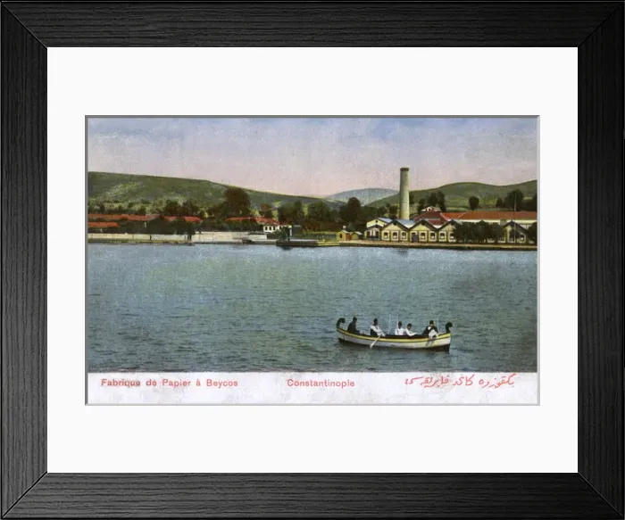 Framed Print : Beykoz - Paper Factory on the banks of the Bosphorus Framed Print : Beykoz - Paper Factory on the banks of the Bosphorus